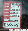 dodge dart 2013 lt  green sedan rallye gasoline 4 cylinders front wheel drive automatic 33912