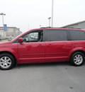 chrysler town and country 2008 red van touring gasoline rotary front wheel drive shiftable automatic 60915
