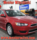 mitsubishi lancer 2013 dk  red sedan se gasoline 4 cylinders all whee drive automatic 44060