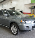 mitsubishi outlander 2013 lt  gray se gasoline 4 cylinders all whee drive automatic 44060