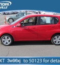 chevrolet aveo5 2010 red hatchback lt gasoline 4 cylinders front wheel drive automatic 28805