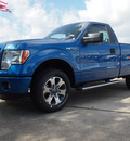ford f 150 2013 blue 2wd flex fuel 6 cylinders 2 wheel drive 6 speed automatic 77505