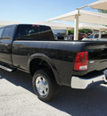 ram ram pickup 2500 2012 black clear coatbr laramie diesel 6 cylinders 4 wheel drive automatic 76087