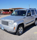 jeep liberty 2009 silver suv sport gasoline 6 cylinders 4 wheel drive automatic 76087