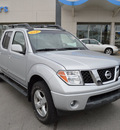 nissan frontier 2006 silver le gasoline 6 cylinders 4 wheel drive automatic 46219