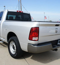 dodge ram pickup 1500 2010 silver pickup truck st gasoline 6 cylinders 2 wheel drive shiftable automatic 75141