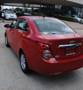 chevrolet sonic 2012 red sedan gasoline 4 cylinders front wheel drive not specified 75075