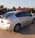 toyota prius 2012 silver hatchback three hybrid 4 cylinders front wheel drive cont  variable trans  76049