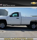 chevrolet silverado 2500hd 2013 white work truck gasoline 8 cylinders 2 wheel drive automatic 78654