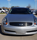 infiniti g35 2004 silver coupe gasoline 6 cylinders rear wheel drive automatic 76049