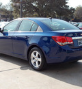 chevrolet cruze 2012 blue sedan lt gasoline 4 cylinders front wheel drive shiftable automatic 77477