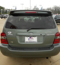 toyota highlander 2007 lt  green suv gasoline 6 cylinders front wheel drive automatic 75901