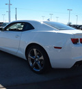 chevrolet camaro 2013 white coupe lt gasoline 6 cylinders rear wheel drive automatic 78009
