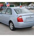 kia spectra 2006 blue sedan gasoline 4 cylinders front wheel drive automatic 77008