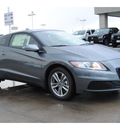 honda cr z 2013 dk  gray coupe base hybrid 4 cylinders front wheel drive cont  variable trans  77025