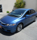 honda civic 2009 blue sedan ex gasoline 4 cylinders front wheel drive automatic 79936