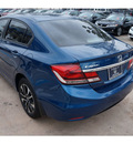 honda civic 2013 blue sedan ex gasoline 4 cylinders front wheel drive automatic 77339