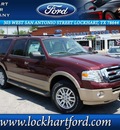 ford expedition el 2012 red suv xlt flex fuel 8 cylinders 2 wheel drive automatic 78644