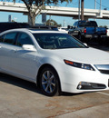 acura tl 2012 white sedan gasoline 6 cylinders front wheel drive automatic 77074