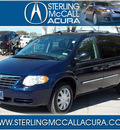 chrysler town and country 2005 blue van touring gasoline 6 cylinders front wheel drive automatic 77074