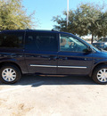 chrysler town and country 2005 blue van touring gasoline 6 cylinders front wheel drive automatic 77074