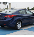 hyundai elantra 2013 blue sedan limited gasoline 4 cylinders front wheel drive automatic 77094