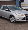 ford focus 2012 silver sedan se flex fuel 4 cylinders front wheel drive automatic 78861