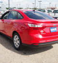 ford focus 2012 red sedan se flex fuel 4 cylinders front wheel drive automatic 78861