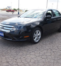 ford fusion 2012 black sedan se gasoline 4 cylinders front wheel drive automatic 78861