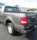 ford f 150 2008 gray pickup truck xl gasoline 6 cylinders 2 wheel drive automatic 34474