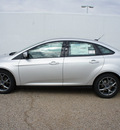 ford focus 2013 silver sedan se flex fuel 4 cylinders front wheel drive automatic 75235