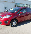 ford fiesta 2013 red sedan se gasoline 4 cylinders front wheel drive automatic 77074