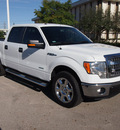 ford f 150 2013 white xlt gasoline 6 cylinders 2 wheel drive automatic 77074