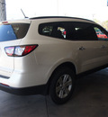 chevrolet traverse 2013 white lt gasoline 6 cylinders front wheel drive automatic 78130