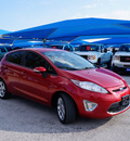 ford fiesta 2011 red hatchback ses gasoline 4 cylinders front wheel drive automatic 76206
