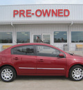 nissan sentra 2012 dk  red sedan gasoline 4 cylinders front wheel drive automatic 77301