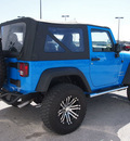 jeep wrangler 2011 blue suv sport gasoline 6 cylinders 4 wheel drive manual 76011
