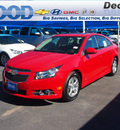 chevrolet cruze 2013 red sedan 1lt auto gasoline 4 cylinders front wheel drive 6 speed automatic 76234
