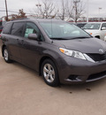 toyota sienna 2013 dk  gray van le 8 passenger gasoline 6 cylinders front wheel drive automatic 76116