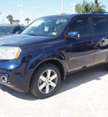 honda pilot 2013 blue suv touring gasoline 6 cylinders front wheel drive 5 speed automatic 77065