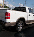 ford f 150 2005 white king ranch gasoline 8 cylinders 4 wheel drive automatic with overdrive 32401