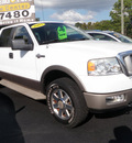 ford f 150 2005 white king ranch gasoline 8 cylinders 4 wheel drive automatic with overdrive 32401