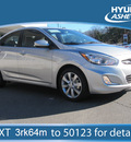 hyundai accent 2013 silver sedan gls gasoline 4 cylinders front wheel drive automatic 28805
