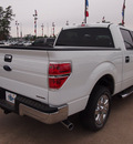 ford f 150 2013 white xlt flex fuel 8 cylinders 2 wheel drive automatic 77338