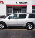 nissan armada 2012 silver suv sv flex fuel 8 cylinders 2 wheel drive automatic with overdrive 77802