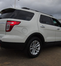 ford explorer 2012 white suv xlt gasoline 6 cylinders 2 wheel drive shiftable automatic 77505
