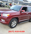 toyota 4runner 2011 dk  red suv sr5 gasoline 6 cylinders 4 wheel drive automatic 76051