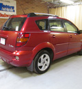 pontiac vibe 2004 dk  red hatchback gasoline 4 cylinders front wheel drive automatic with overdrive 44883