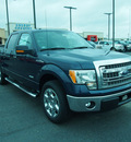 ford f 150 2013 blue jeans metallic pickup truck xlt gasoline 6 cylinders 2 wheel drive automatic 77642