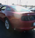 ford mustang 2013 red coupe gasoline 6 cylinders rear wheel drive automatic 37087